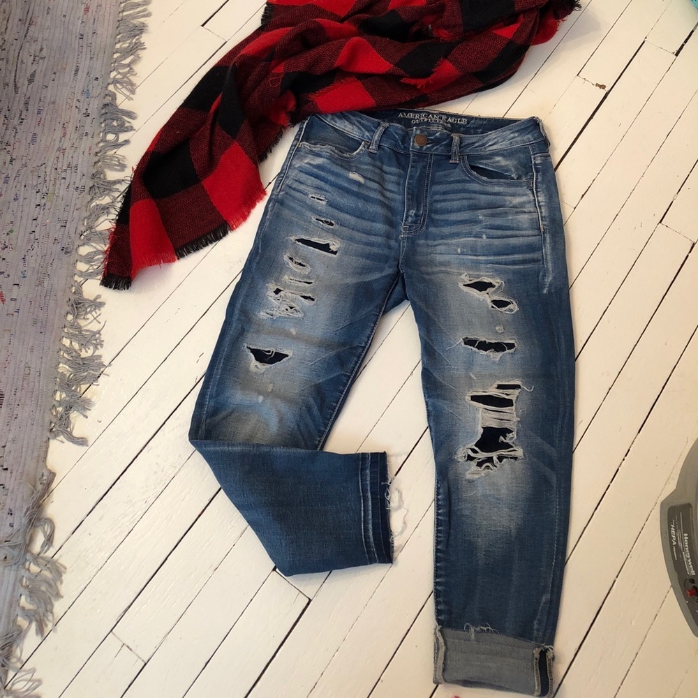 New! American Eagle. High rise crop jegging sz.8